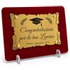 LO REALIZZO Targa Laurea Personalizzata Pergamena Incisa Regalo Dottore Lo Realizzo® | Regalo laurea dottore e dottoressa; pergamena incisa laser oro o argento; biglietto auguri incluso