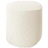 uyeoco Elasticizzato Copri Pouf Rotondo - 50x50/45x45/40x40/60x60 Velluto/Jacquard Copri Ottomano Cover -Lavabile Copertura Dell'Ottomano -Tondo Fodere Coprisgabello Poggiapiedi(Color 16,D40xH40cm)