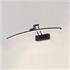 YHTlaeh LED Specchio Lampada 16W 1200 Lumen Bagno Bianco Neutro 4000K IP44 Impermeabile No Flicker 230V (Nero, 60CM)
