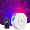 P PANACARE Panacare Proiettore LED cielo stellato WLAN, proiettore di luci stellate con luce notturna cambia colore, timer/Alexa&Google Home, idea regalo per feste, controllo app