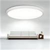 OTREN Plafoniera LED Soffitto 48W 4800LM Ø40CM, 6500K Bianco Freddo | Lampada da Soffitto Rotonda IP44 per Bagno, Cucina, Camera da Letto e Balcone