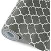 Zindoo Tappetino per Cassetti Cucina Motivo Marocchino Grigio 44x150cm | Rivestimento Cassetti Tappetino Non Adesivo in EVA per Cassetti, Frigorifero, Armadi, Scarpiera e Mensole