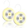 ELZO Luce Notturna LED, Luci Notturne Ricaricabile con Sensore di Movimento, Lampada Notturna LED con Set di Ganci e Magneti Integrati, Luce Notte LED per Bambini, Corridoio, Cucina, Scale, Soggiorno
