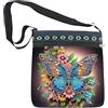 CXINLky DIY Diamond Art Painting Crossbody Borsa da donna 5D Diamont Art Messenger Borsa a tracolla portamonete borsa a tracolla con chiusura lampo