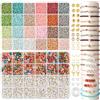 HOLDLEAF Perline per braccialetti per bambini, perline da 3 mm, per creare braccialetti fai da te, regalo di compleanno per bambini, ragazze, età 6-12