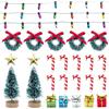 XCSJ Set di decorazioni natalizie festive (multicolore, 26 pezzi)