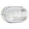 Lampada Plafoniera Ovale Piccola Colore Bianco per Esterno Linea Industriale Sovil
