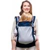 Beco Toddler Marsupio 24-48 mesi / 9-27 kg, Rete 3D, Seduta extra larga | Pannello Traspirante che tiene fresco il bambino nei giorni caldi, Porta a Zaino o Frontale in aereo, Cappuccio incluso.