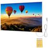 BR Bringer Foto Riscaldamento a infrarossi con cornice - Riscaldamento con stampa UV - 100 x 60 x 1,8 cm - Chiang Mai, Thailandia