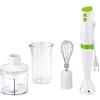Baroni Home Kit Mixer ad Immersione 3 in 1 a 2 Velocità, 200 W, Frullatore Multifunzione, con Frullatore ad Immersione, Tritatutto da 750 ml, Frusta Elettrica, 24,3x12,3x24 cm