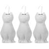 mille idee Set 3 Umidificatori per Termosifone in Ceramica a Forma di Gatto cm 18 - Diffusori d'Acqua per Radiatori