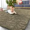 Homaxy Tappeto morbido per soggiorno, lavabile, 80 x 150 cm, colore: verde cachi