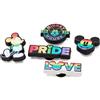 Crocs Jibbitz 5-Pack Disney Shoe Charms | Jibbitz, Rainbow Celebration, Small