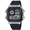 Casio Men's 10-Year Battery Japanese Quartz Watch with Resin Strap, Black, 21 (Model: AE-1200WH-1CVCF)
