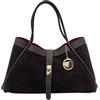 Chicca Borse Borsa a Mano Elegante da Donna con Tracolla in Pelle Martellata