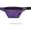 Sprayground Borsa a tracolla Purple Shark Sharks In Paris Savvy - Borsa a tracolla da uomo viola, resistente all'acqua, con tracolla regolabile e scomparti multipli