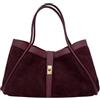 Chicca Borse Borsa a Mano Elegante da Donna in Pelle Martellata