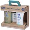 Chicco Baby Moments Set Bagno Delicato Corpo-Capelli Pelli Delicate 200 Ml + Crema Corpo Acqua Di Colonia Smell 100 1 pz