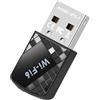 Boddceto AX900 USB WiFi 6 Bluetooth 5.4 Adattatore 2 in 1 Dongle Dual Band 2.4G 5GHz Ricevitore di Rete Wireless Driver 0