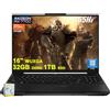 ASUS TUF Gaming A16 Laptop | 16 WUXGA 165Hz 100% sRGB | AMD 8-core Ryzen 7 7735HS | 32GB DDR5 1TB SSD | Radeon RX7700S 8GB Graphic (>RTX4060) | USB di tipo C retroilluminato 4 Win11Pro w/DLCA