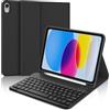 WINCHKING Tastiera per iPad A16 11 Generazione 11 2025/10 Generazione 10.9 2022 | Custodia Bluetooth Tastiera per iPad A16 11/10 Gen, Cover Keyboard Staccabile, Italiano QWERTY, Nero