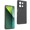 REY Cover in Gel TPU Nera per XIAOMI REDMI Note 13 PRO 5G - Poco X6 5G, Ultra Sottile 0,33 mm, Morbido Flessibile, Custodia Silicone