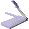 JIELISI A4 - Taglierina a ghigliottina, 30 cm, 10 foglie, colore: Viola | Righello allungato, protezione di sicurezza e blocco della lama, tagli dritti e netti, adatto per ufficio e scrapbooking
