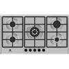 nextradeitalia 1 PZ PIANO COTTURA INOX STAYLUX GAS 90CM GRIGLIA GHISA Nextradeitalia