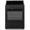 Continental Edison Cucina in vetroceramica CONTINENTAL EDISON CECV60FCB - 4 fuochi, L58,8 xP61 xH83 cm, colore: Nero