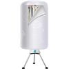 Uten Asciugatrice Elettrica, 1000 W da Asciugatrici a Pompa di Calore, Asciugatrice con Tempismo, Asciugatrice a Riscaldamento a 2 Strati, adatta per Domestico Lavanderia in Appartamento, 140 cm-Grigio
