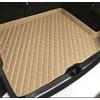 WEIQQI Auto Tappetino Bagagliaio per BYD Seal U DM-i 2024 2025(Audio on The Right), Auto Tappetino Baule in Pelle Fodera Tappeto Copri AntiGraffio Antiscivolo Protezione,Beige/A