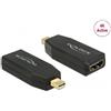 DeLOCK Adap.Mini Displayp>HDMI Bu 4K bk Active Mini DP 1.2 - Presa HDMI 4 K - DeLOCK 65581 - (Accessori PC / cavi / adattatori)