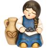 THUN Bimba con olive in ceramica Presepe Classico, Blu - Presepe Classico | Ceramica