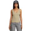 G-Star Asymmetrical Zip Slim Tank Top Wmn T-Shirt Donna