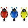DEARMAMY 3 Pezzi Campanello Bici a Coccinella, Suono Nitido, Rame e Plastica | Installazione Semplice, Forma Adorabile a Coccinella, per Bici, Accessorio Leggero, Stile Decorativo Colore Casuale