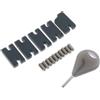 Aurgiarme II Compatibilitys Set Tab Infill Set per II Fin Box Grubes Surfbaord Fin Accessorys II Compatibilitys Set di ricariche Ii Compatibilitys Set