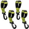 Gradient Fitness Clip per riporre la pagaia per Kayak, SUP, Confezione da 4 | Portapagaie per canoa Gradient Fitness, regolabili per adattarsi a tutte le pagaie, design sicuro con clip