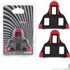 Gdfnmogo Tacchetti da ciclismo con fissaggio a tre bulloni, 8 x 7 cm, colore: nero | Per nylon resistente per mix di TPU, plastica ingegneristica composita, resistente all'usura, design leggero