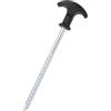 HBBMGYD Picchetti per tenda, 24 pezzi, 17 cm, Ø 7 mm, acciaio zincato | Acciaio zincato resistente alla ruggine,superficie filettata,forma a T,tenda di fissaggio,gazebo,tettoia,pesca