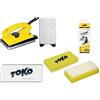 Toko, cera per sci, set di 4 pezzi con ferro da stiro per cera, per sci alpino, sci nordico, snowboard