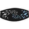 Angoily Cinturino Regolabile a Doppio Strato per Maschera da Snorkeling | Silicone e Neoprene Neri, Fibbia Regolabile e Superficie Testurizzata, per Mare e Immersioni