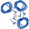 DEEPCRAFF 3 Pezzi Laccio per Guanti in Nylon Clip e Cordino al Collo | Anti Smarrimento per Muffole e Guanti Invernali, Accessorio Pratico per Scuola e Attività All'aperto
