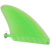 Dolvitrny Longboard Fin Box Compatibile Soft Fin Nero Giallo | Realizzato in PVC resistente, lunghezza 18,7 cm, ideale per longboard, include vite di montaggio, design flessibile
