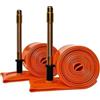 Gettimore per ghiaia Road Bike Tube 700x32-45C Nucleo rimovibile per ghiaia | Avanzato per materiale TPU, alta elasticità, ritenzione dell'aria superiore, adatto per pneumatici 32-45C, colore arancione