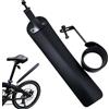 Generisch Parafango per bicicletta, pieghevole, impermeabile, universale, leggero | Parafango portatile per ciclismo, ragazza, sporco, estate, attività all'aperto, viaggi, escursionismo, sport, guida su strada