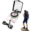 Generic da Campeggio Impermeabile, Portatile e Luminosa | Bussola Specchio da Caccia per Navigazione e Orientamento Per Escursionismo, Campeggio, Backpacking, Caccia e Sopravvivenza