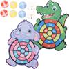 SOPOTUTU Set di Gioco Freccette per Bambini Tavola Adesiva e Palline Appiccicose, Completo di Ganci per Appendere, Leggero e Sicuro, per Gioco Interattivo Genitore-figlio e Sviluppo