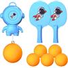 Generic Porta Pong Per Bambini Appeso Tennis Da Tavolo | Con Racchetta E Palle Regolabile Tennis Da Tavolo Interno Per Due Giocatori Migliorato Coordinamento Famiglia Ragazze