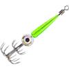 Generic Calamari Jigs Acqua Salata Bagliore, Calamari Luminosi Jig Ganci a LED | Set di esche per calamari elettronici, per pesca subacquea in mare