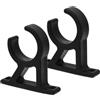 GLEAVI 2 Pezzi Clip da Kayak 42mm in Nailon Nero per Fissaggio | Design a Tubo Singolo, Montaggio su Imbarcazioni e Barche, Accesso Rapido, per Supporti e Tubi D'acqua
